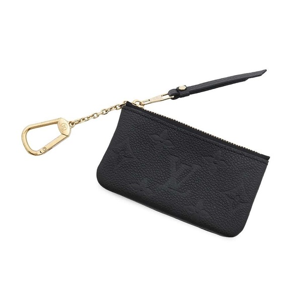 Louis Vuitton Black Pochette Wallet Case Empreinte - Picture 1 of 8